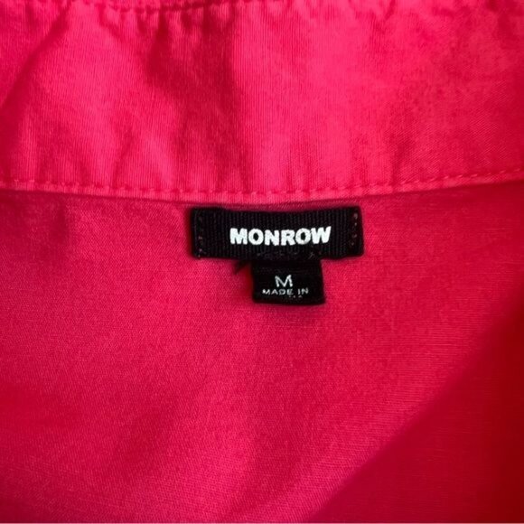 Monrow Poplin Oversized Button Down Shirt - M - Picture 7 of 7